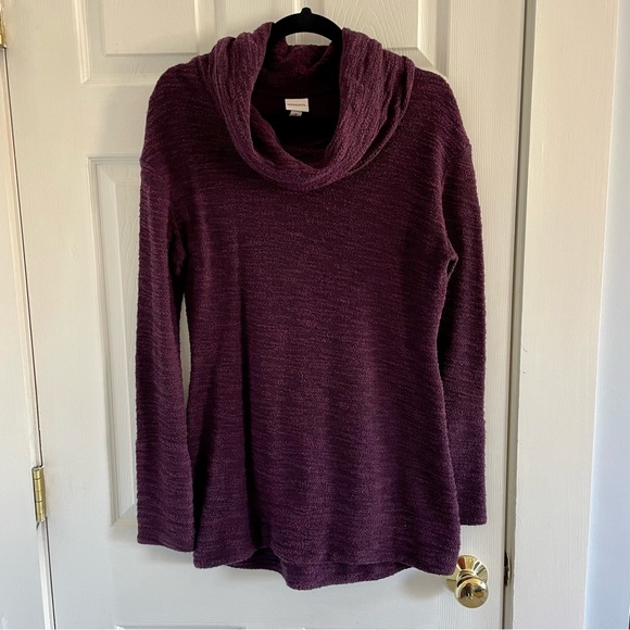 Purple Cowl Neck Sweater - Picture 5 of 7